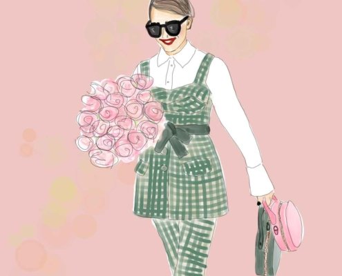 illustration Petra Radenkovic spring grün