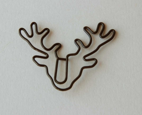 Büroklammer Hirsch