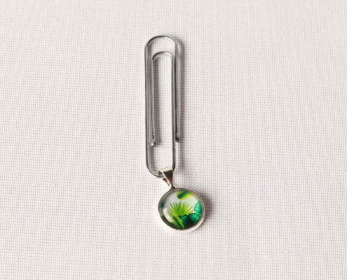 Planer Charm Cabochon Dschungel Palme