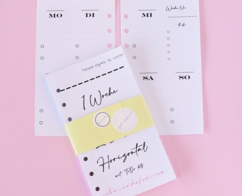 planer einlagen größe personal woche 2 seiten horizontal ewiger kalender