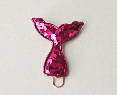walflosse pink pailletten kaufen büroklammer