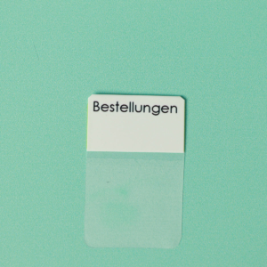 Register Tab Bestellungen