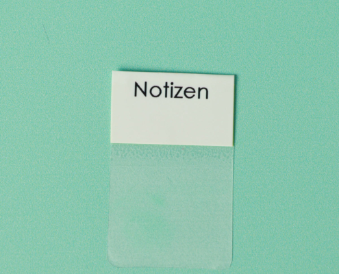 Register Tab Notizen