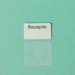 Register Tab Rezepte