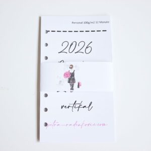personal monat 2 seiten vertikal 2026 datiert